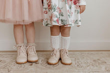 Load image into Gallery viewer, Darcie Hard Sole Genuine Leather Boots - Blossom LAST PAIR SIZE 7