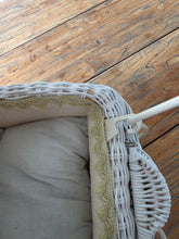 Load image into Gallery viewer, SECONDS Rattan Dolls Pram (last one)